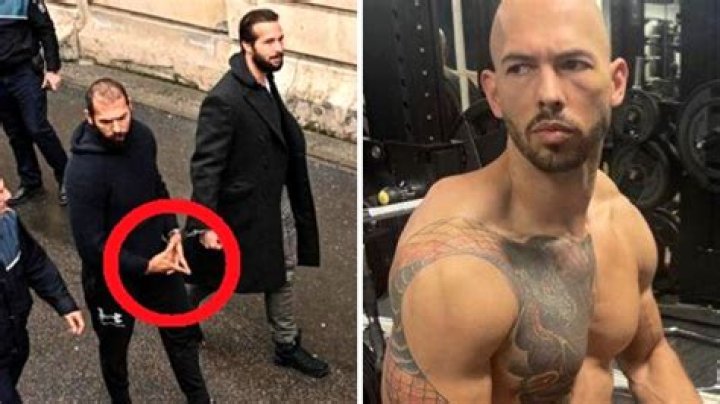 Andrew Tate Meaning behind hand signal outside Romanian court Herald Sun