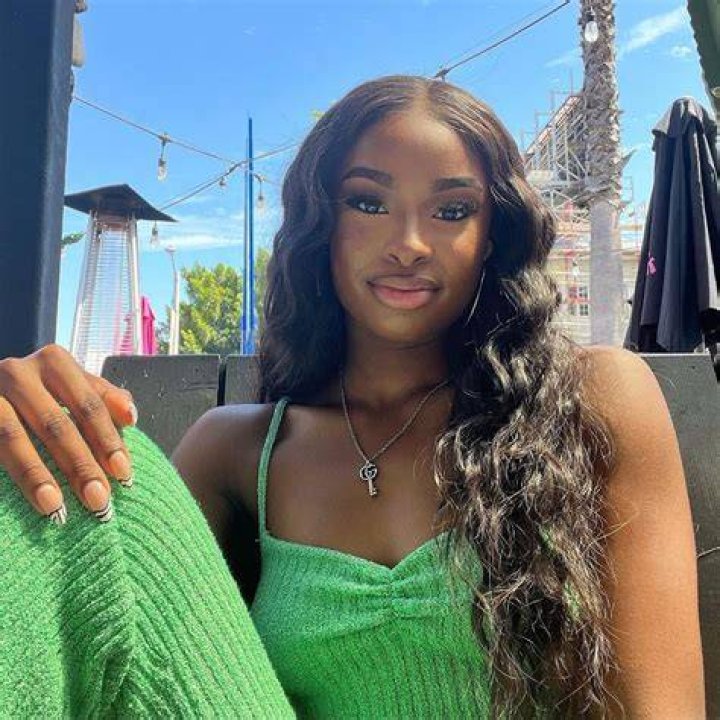 Coco Jones&rsquo;s Instagram profile post &ldquo;Your lucky charm 🍀&rdquo; in 2022
