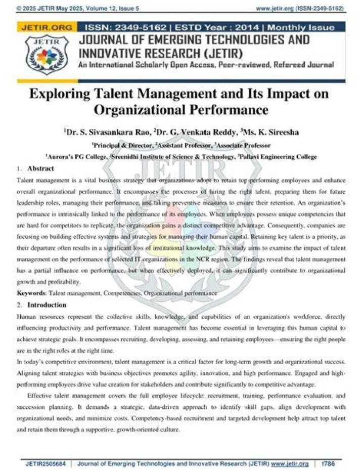 Exploring Talent, Passion, And Impact