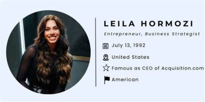 Reviewing Leila Hormozi&rsquo;s Net Worth