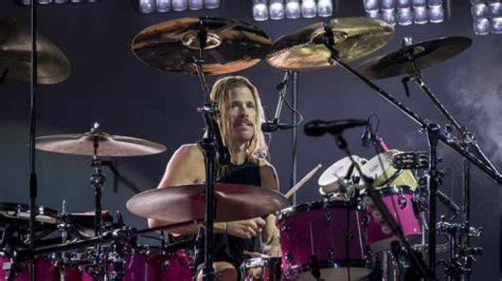 Taylor Hawkins' son Oliver Shane plays drums during Foo Fighters