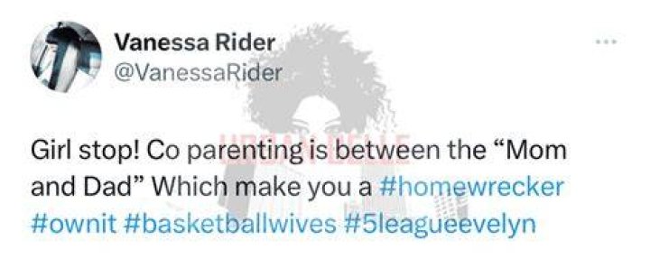 Vanessa Rider is Still Denying Evelyn Lozada Has CoParenting